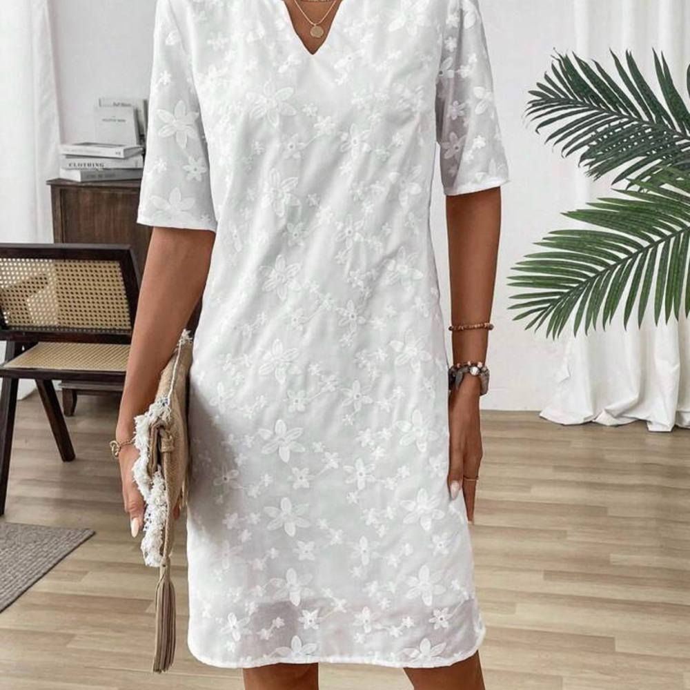 Embroidered Day Dress - Picture 4 of 5